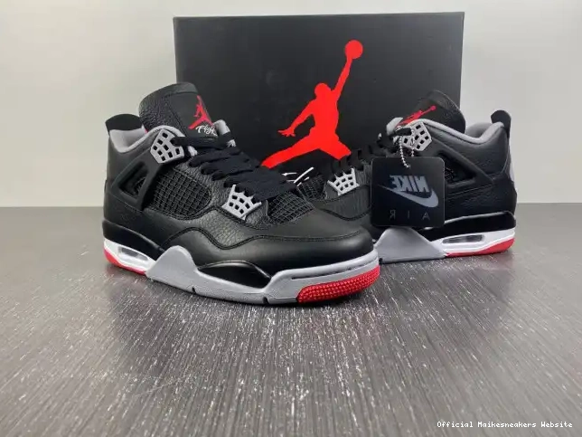 Official Maikesneakers 4 FV5029-006 Jordan Bred Air Reimagined 0408